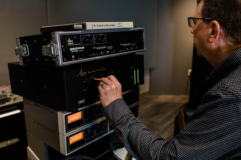 Optimizing frequency response and level adjustments on the super HiFi, Aria, discrete class-A reproduce electronics used in conjunction with the ATR tape transport